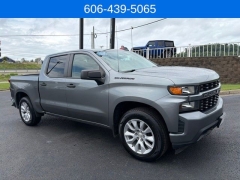 Used 2021  Chevrolet Silverado 1500 4WD Crew Cab 147" Custom at Clutts Auto Sales near Hazard&comma; KY