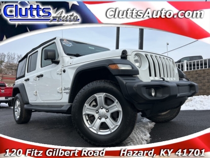 Used 2018 Jeep Wrangler Unlimited 4d SUV 4WD Sport S at Clutts Auto Sales near Hazard, KY