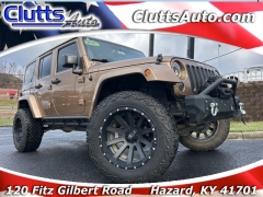 Used 2015  Jeep Wrangler Unlimited 4d Convertible Sahara at Clutts Auto Sales near Hazard&comma; KY