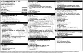Used 2023  Chevrolet Blazer FWD 4dr LT w&sol;3LT at DriveNow Mayfield near Mayfield Heights&comma; OH