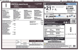 Used 2019  Lincoln Nautilus Reserve AWD at DriveNow Mayfield near Mayfield Heights&comma; OH