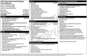 Used 2023  Chevrolet Corvette 2dr Stingray Conv w&sol;2LT at DriveNow Mayfield near Mayfield Heights&comma; OH