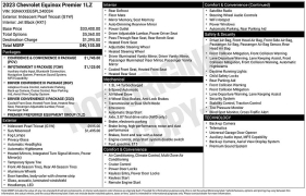 Used 2023  Chevrolet Equinox AWD 4dr Premier at DriveNow Mayfield near Mayfield Heights, OH