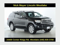 Used 2012  Toyota Sequoia 4d SUV 4WD Platinum FFV at Drive Now Westlake near Westlake&comma; OH