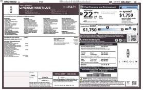 Used 2019  Lincoln Nautilus Select AWD at DriveNow Mayfield near Mayfield Heights&comma; OH