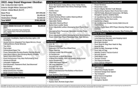 Used 2022  Jeep Grand Wagoneer Series II Obsidian 4x4 at Drive Now Westlake near Westlake&comma; OH