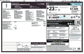 Used 2023  Lincoln Nautilus Standard FWD at DriveNow Mayfield near Mayfield Heights&comma; OH