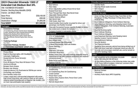 Used 2023  Chevrolet Silverado 1500 4WD Double Cab 147" LT w&sol;2FL at Drive Now Westlake near Westlake&comma; OH