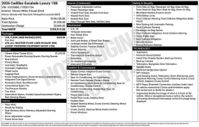Used 2026  Cadillac Escalade 4WD 4dr Luxury at DriveNow Mayfield near Mayfield Heights&comma; OH