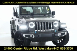 Used 2022  Jeep Wrangler 4xe Unlimited Sahara 4x4 at Drive Now Westlake near Westlake&comma; OH