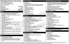 Used 2024  Mazda CX-90 3.3 Turbo Premium AWD at Drive Now Westlake near Westlake, OH