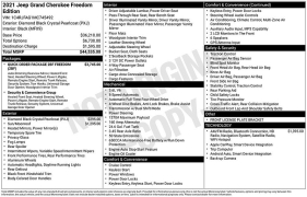 Used 2021  Jeep Grand Cherokee Freedom 4x4 at Drive Now Westlake near Westlake&comma; OH