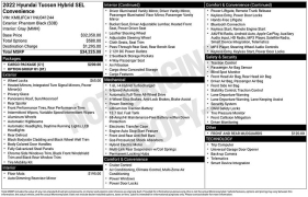 Used 2022  Hyundai Tucson Hybrid SEL Convenience AWD at Drive Now Westlake near Westlake&comma; OH