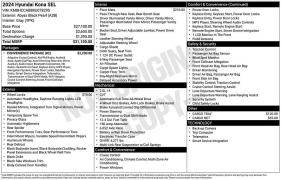 Used 2024  Hyundai Kona SEL AWD at DriveNow Mayfield near Mayfield Heights&comma; OH