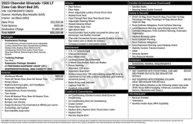 Used 2023  Chevrolet Silverado 1500 4WD Crew Cab 147" LT w/2FL at DriveNow Mayfield near Mayfield Heights, OH