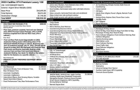 Used 2023  Cadillac XT4 AWD 4dr Premium Luxury at Drive Now Westlake near Westlake&comma; OH