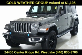 Used 2022  Jeep Wrangler 4xe Unlimited Sahara 4x4 at Drive Now Westlake near Westlake&comma; OH