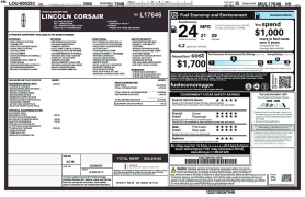 Used 2021  Lincoln Corsair Reserve AWD at Drive Now Westlake near Westlake&comma; OH