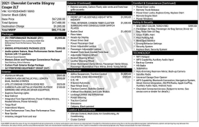 Used 2021  Chevrolet Corvette 2dr Stingray Cpe w&sol;2LT at Drive Now Westlake near Westlake&comma; OH
