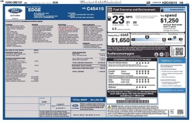 Used 2019  Ford Edge 4d SUV AWD SEL at Drive Now Westlake near Westlake&comma; OH