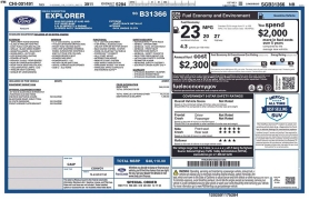 Used 2025  Ford Explorer ST-Line 4WD at Drive Now Westlake near Westlake&comma; OH