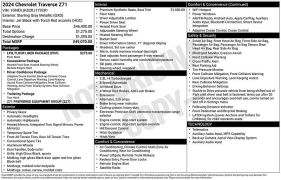 Used 2024  Chevrolet Traverse AWD 4dr Z71 at DriveNow Mayfield near Mayfield Heights&comma; OH