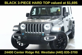 Used 2022  Jeep Wrangler 4xe Unlimited Sahara 4x4 at Drive Now Westlake near Westlake&comma; OH