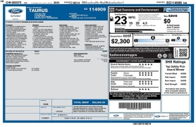 Used 2014  Ford Taurus 4d Sedan SEL V6 at Drive Now Westlake near Westlake, OH