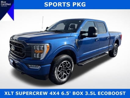 Used 2022 Ford F-150 4WD XLT SuperCrew 6.5' Box at Mike Burkart Ford near Plymouth, WI