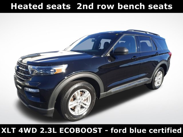 Used 2020  Ford Explorer 4d SUV 4WD XLT 2.3L EcoBoost at Mike Burkart Ford near Plymouth, WI