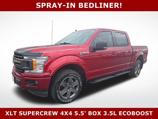 Used 2019  Ford F-150 4WD SuperCrew XLT 5 1/2 at Mike Burkart Ford near Plymouth, WI