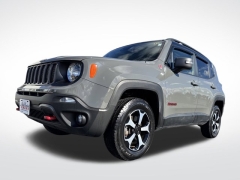 Used 2021  Jeep Renegade Trailhawk 4x4 at Mike Burkart Ford near Plymouth, WI
