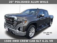 Used 2019  GMC Sierra 1500 4WD Crew Cab 147" SLT at Mike Burkart Ford near Plymouth, WI