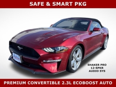 Used 2018  Ford Mustang EcoBoost Convertible at Mike Burkart Ford near Plymouth&comma; WI