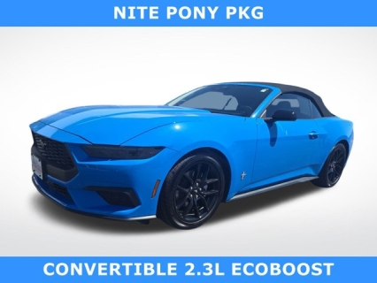 Used 2024 Ford Mustang EcoBoost Convertible at Mike Burkart Ford near Plymouth, WI