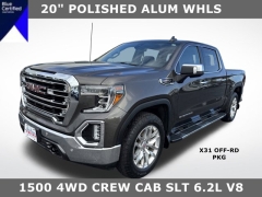 Used 2019  GMC Sierra 1500 4WD Crew Cab SLT at Mike Burkart Ford near Plymouth, WI