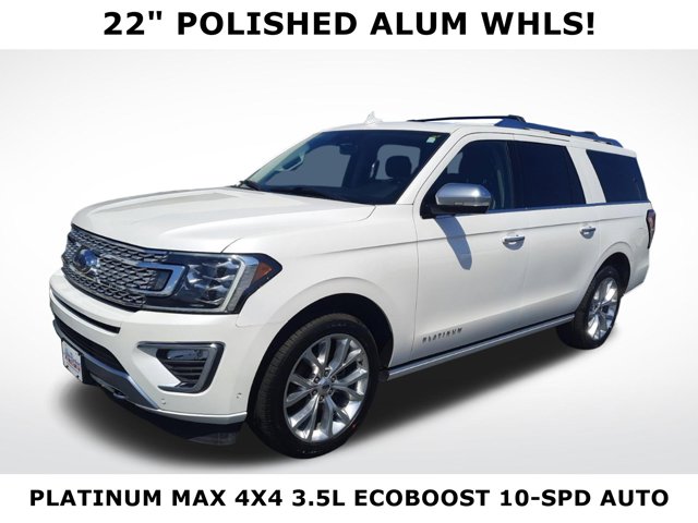 Used 2019  Ford Expedition Max 4d SUV 4WD Platinum at Mike Burkart Ford near Plymouth, WI