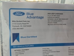Used 2020 Jeep Cherokee 4d SUV 4WD Latitude 2.4L at Mike Burkart Ford near Plymouth, WI