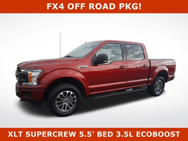 Used 2019  Ford F-150 4WD SuperCrew XLT 5 1/2 at Mike Burkart Ford near Plymouth, WI