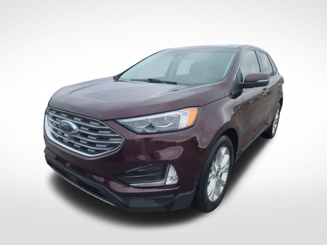 Used 2020  Ford Edge 4d SUV AWD Titanium at Mike Burkart Ford near Plymouth, WI
