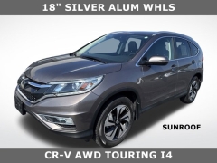 Used 2015 Honda CR-V 4d SUV AWD Touring at Mike Burkart Ford near Plymouth, WI