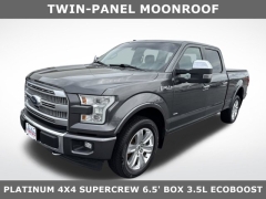 Used 2017 Ford F-150 4WD SuperCrew Platinum 6 1/2 at Mike Burkart Ford near Plymouth, WI