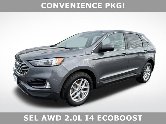 Used 2021  Ford Edge SEL AWD at Mike Burkart Ford near Plymouth, WI