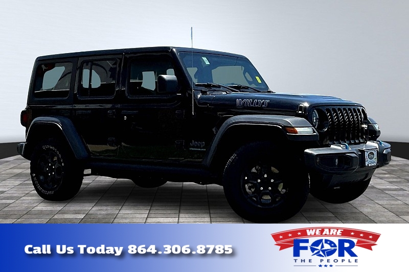 Used 2023 Jeep Wrangler 4xe 4x4 at The Gilstrap Family Dealerships near Easley, SC