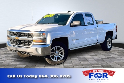 Used 2018 Chevrolet Silverado 1500 4WD Double Cab LT at Easley Mitsubishi near Easley, SC