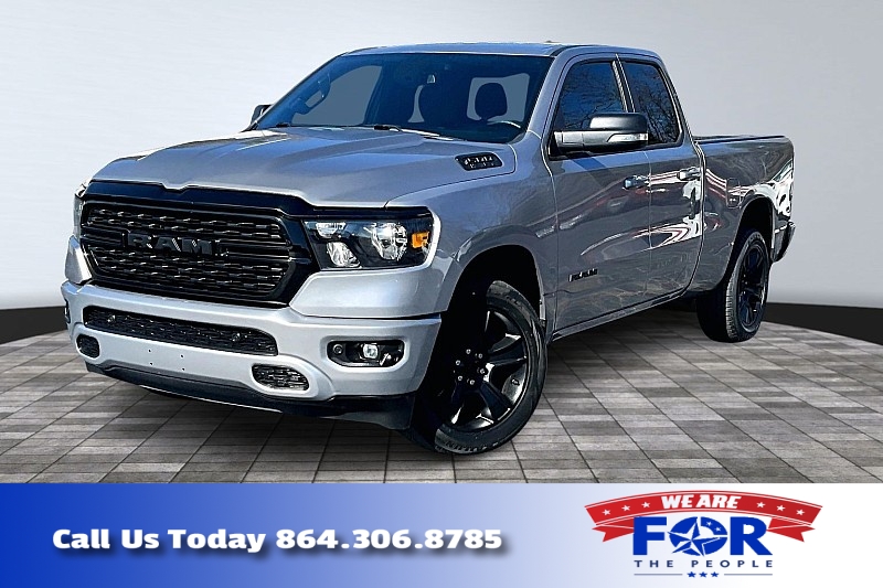 Used 2022  Ram 1500 Big Horn 4x2 Quad Cab 6'4" Box at The Gilstrap Family Dealerships near Easley&comma; SC
