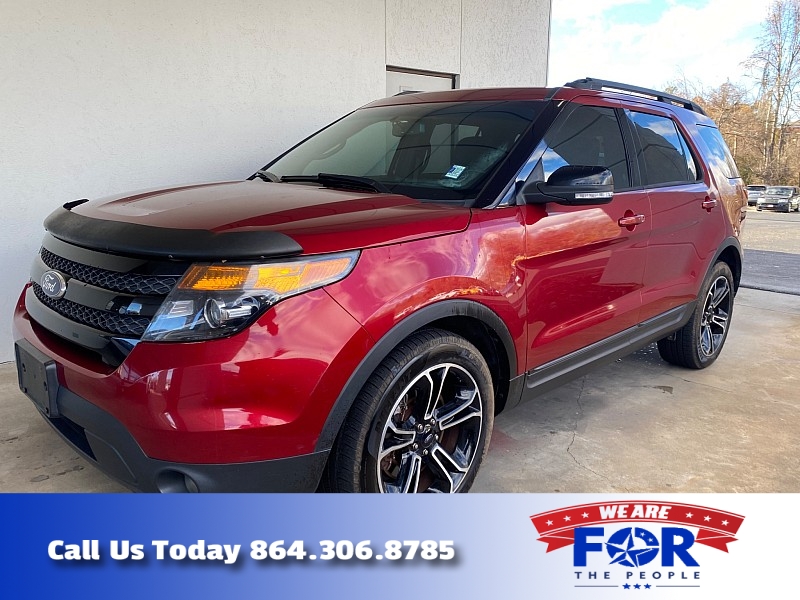 Used 2015  Ford Explorer 4d SUV 4WD Sport at The Gilstrap Family Dealerships near Easley, SC