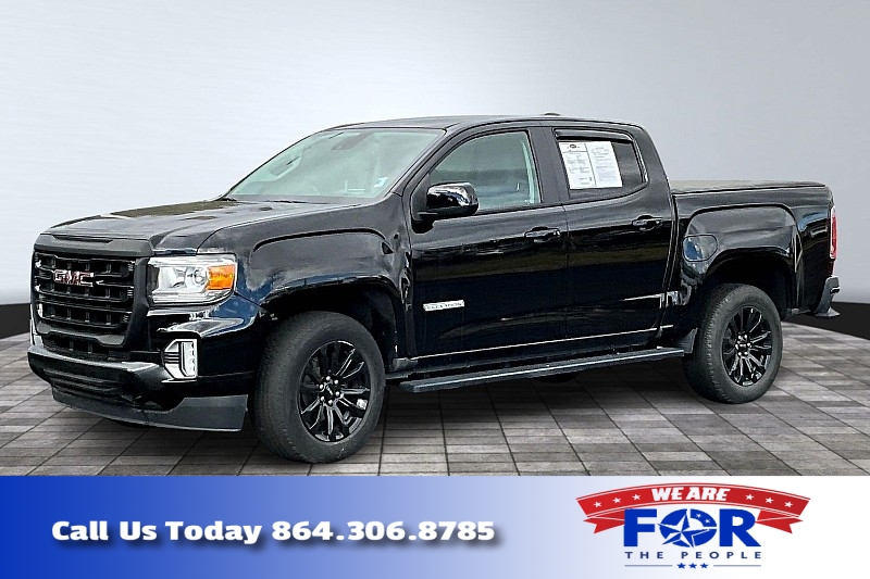 Used 2022  GMC Canyon 2WD Crew Cab 128" Elevation at The Gilstrap Family Dealerships near Easley, SC