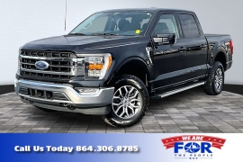 Used 2022  Ford F-150 4WD LARIAT SuperCrew 5.5' Box at The Gilstrap Family Dealerships near Easley, SC