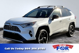 Used 2020  Toyota RAV4 Hybrid 4d SUV AWD XSE *Ltd Avail* at The Gilstrap Family Dealerships near Easley, SC